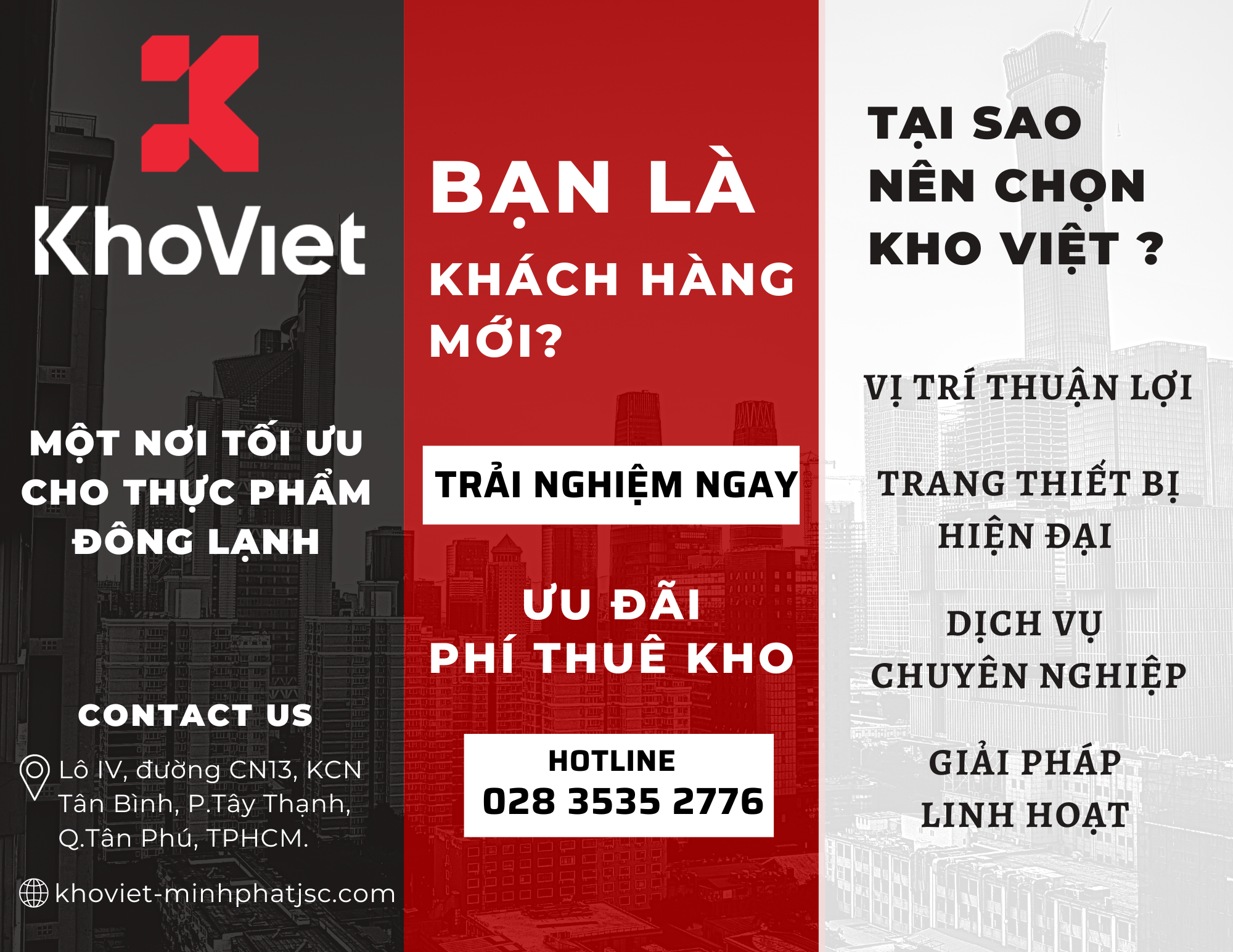 Kho Việt - Một nơi tối ưu cho thực phẩm đông lạnh